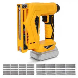 Dewalt 20V MAX Cordless 2-in-1 Brad Nailer & Narrow Crown Stapler (Tool Only) - Battery-Compatible, Portable Construction Tool with Adjustable Depth, Safety Lock for Furniture Woodworking, Home Repairs, Construction Tools