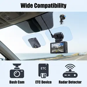 Dashcam Windshield Sticker 6pc Windshield Sticker Electrostatic Stickers For Dash Cam Transparent Windshield Film Screen Sticker