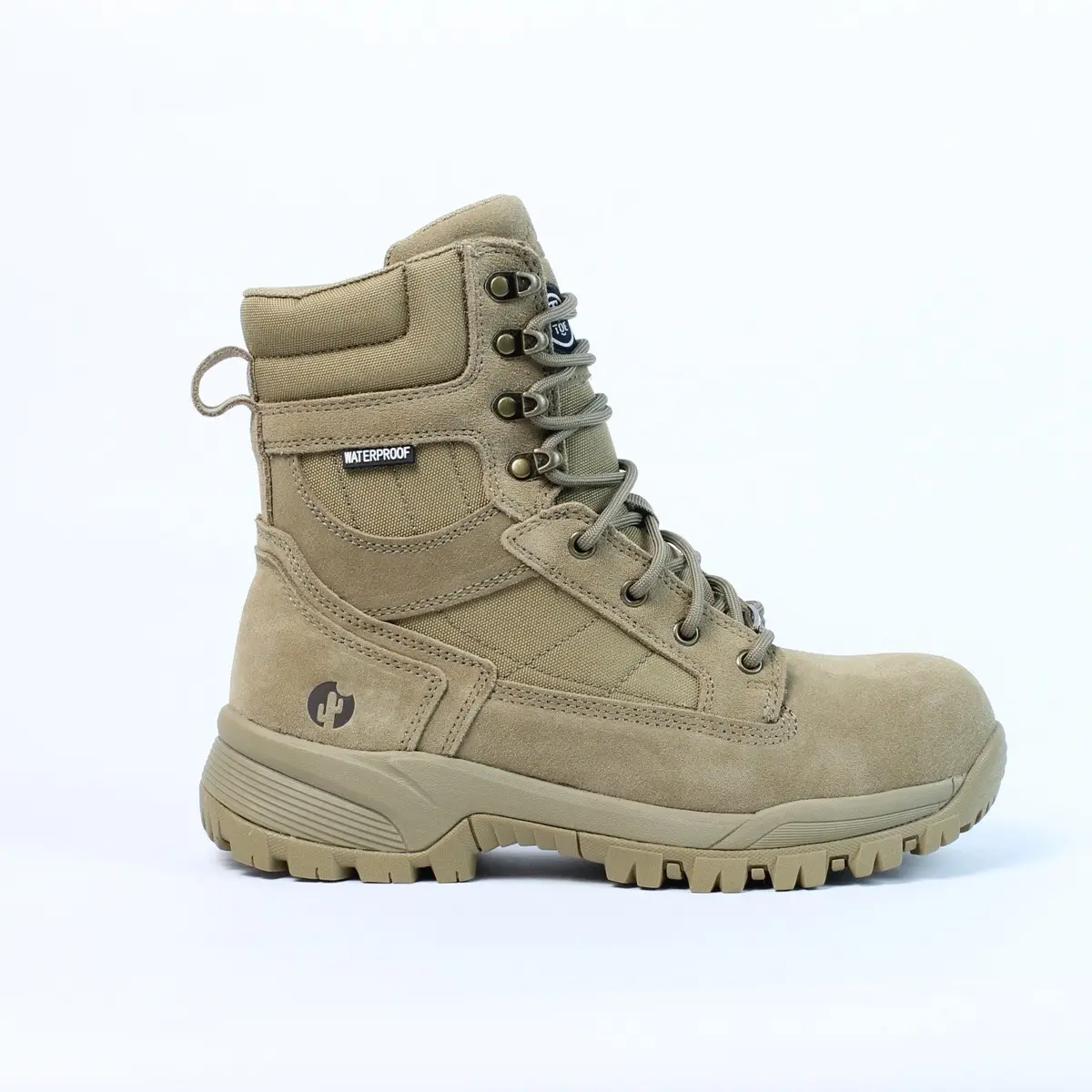 Cactus Boots Men's WP822 Tactical Hiking Safety Boots, Waterproof Steel Toe & Slip-Resistant Outdoor Work Shoes with Memory Foam, Walking Shoes, Safety Shoes