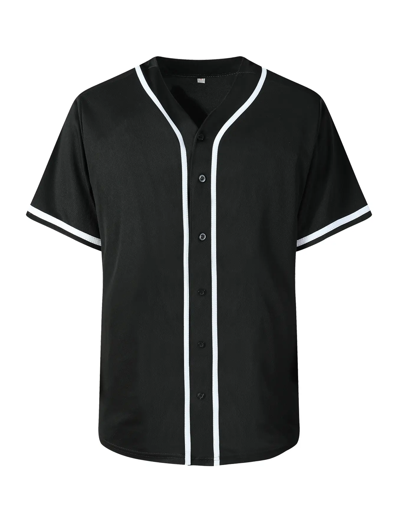 Blank Plain Hip Hop Hipster Baseball Jersey Button Down Shirts Sports Tops Casual Sporty Top Sports Uniforms Men Women Casual Sports Jersey Sportswear Clothing