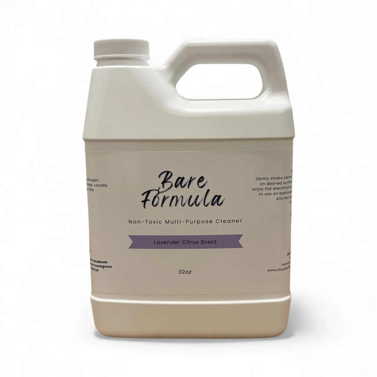 Lavender Citrus Non-Toxic Multi-Purpose Cleaning Solution 32oz Refillable Bottle