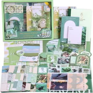 116 Pcs Exquisite Scrapbook Kits with Journaling Supplies - Misty Island Series - DIY Birthday and Holiday Gifts for Women and Teenage Girls