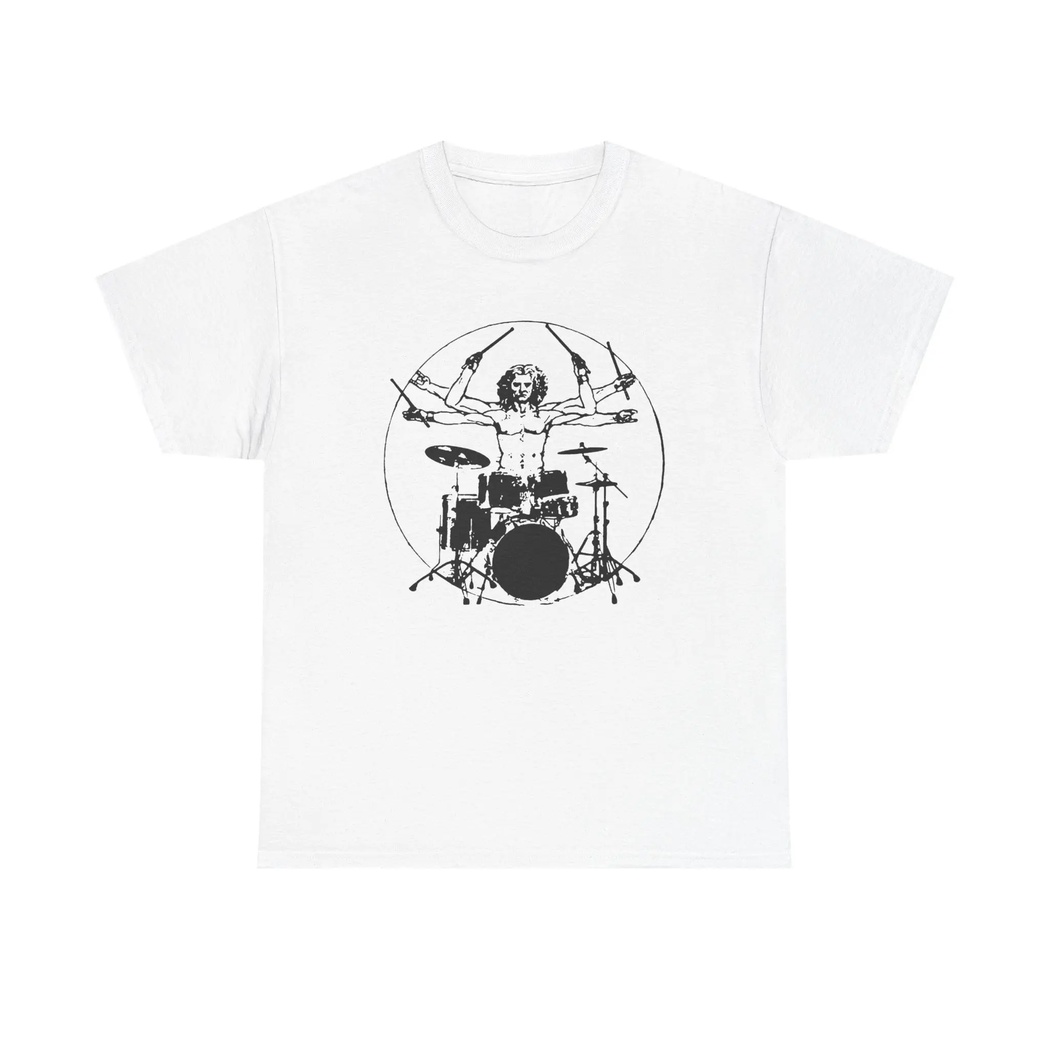 BOLDGUY   Drummer Rock Band Graphic Tee, Heavy Metal Music Drummer Shirt, Music Fan Gift, Musician Gift, Rockstar Tee, Music Lover Shirt