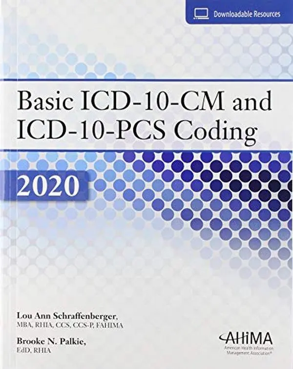 Used Healthcare Medical Coding Book - Basic ICD-10-CM and ICD-10-PCS Coding 2020 by Lou Ann Schraffenberger (Paperback, English), Coding Books