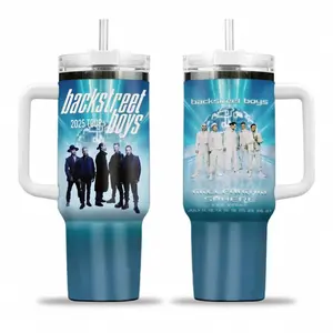 Backstreeet Boys 2025 Millennium Tour Tumbler 40oz & 30oz, 90s Pop Boy Band Music Fan Drinkware For Women, Travel Cup Gift Idea | 100426.C15929.ID00