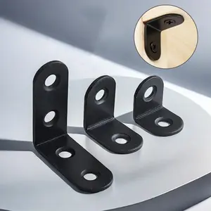 L-shaped Stainless Steel Right Angle Bracket, Angle Connector Bracket, Wardrobe Fasteners Suitable for Cabinets, Tables, Chairs