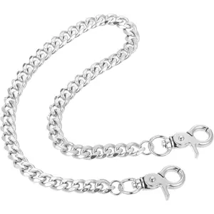 Pants Chain, 20" Wallet Chains for Men,  Chain for Pants, Heavy Duty Pocket  with Both Ends Lobster Clasps, Wallet Chain Accessories for Women Men