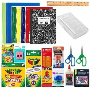 Back to School Essentials Supplies Pack Kit Bundle - Grades K-8 |