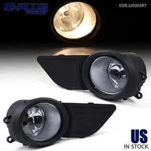 Fit For 11-17 Toyota Sienna Front Bumper Fog Lights W/ H11 Bulbs+Switch+Wiring G-PLUS