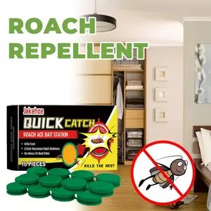 Indoor Cockroach Repellent—Contains a white bottle of repellent
