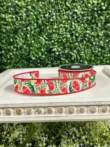 1.5 Inch By 10 Yard Watermelon Ribbon
