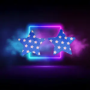 Patriotic Star Pasties Womenswear Bra