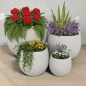 VT43ABCD - GLOBE FOAM LITE & CONCRETE PLANTER