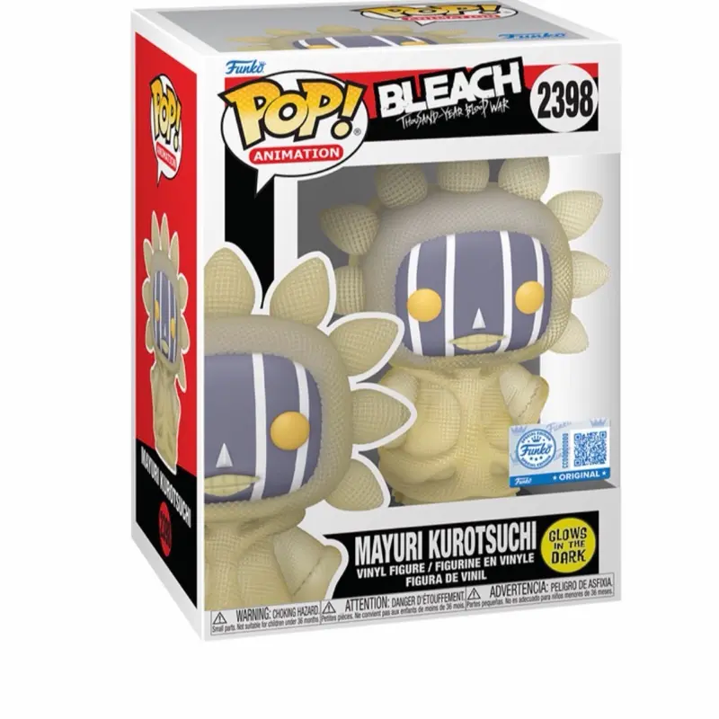 Funko Mayuri Kurotsuchi Vinyl Figure - Bleach Series #2398 Glow-in-the-Dark (GITD) Model Collectible Figurine, Anime Character Statue, Figurine Collectibles Ready for Gift Giving, Bleach #2398