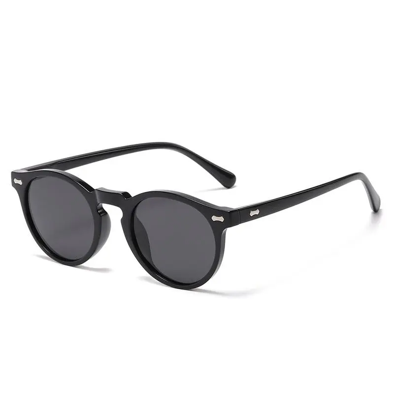 Retro Round Sunglasses Men Women Fashion Small Polarized Sun Glasses For Male Female Literary Vintage Shades Driving Eyeglasses Trendy Vintage Sunglasses summerwins, Sunglasses For Women, Men's Sunglasses