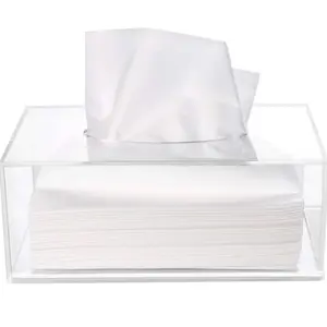 Acrylic Tissue Box for Home Organization and Storage
