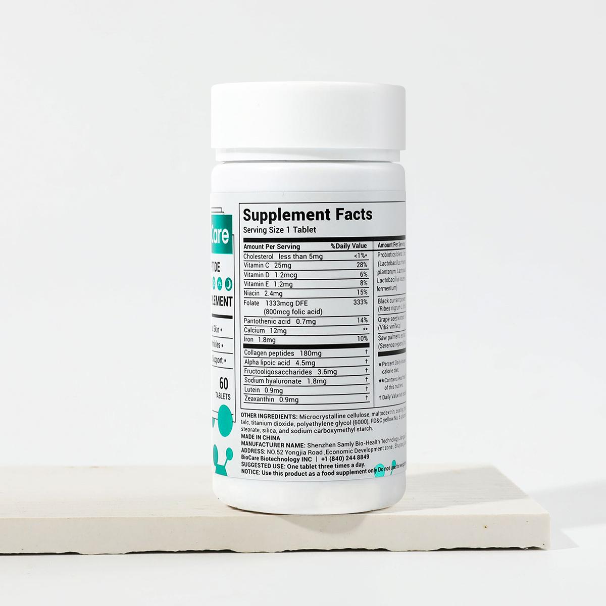 [B3G3 FREE] DrBioCare Collagen 6 bottle, Vitamin & Mineral, Contains Vitamin d3, Vitamin C, Probiotics, Vitamin E, Vitamin b & Multivitamin