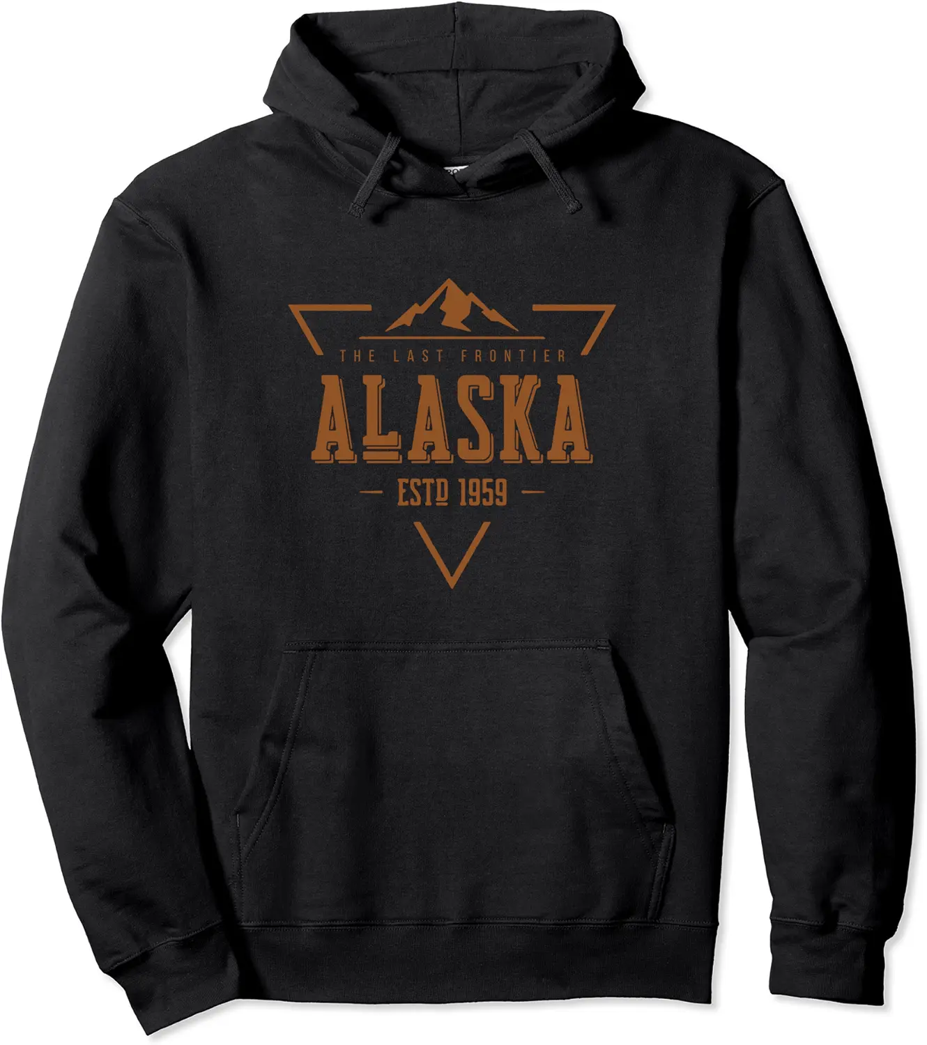 Vintage Denali Mountain Alaska The Last Frontier Pullover Hoodie - Elizabethmc Shop 27B0CKHD6BD2