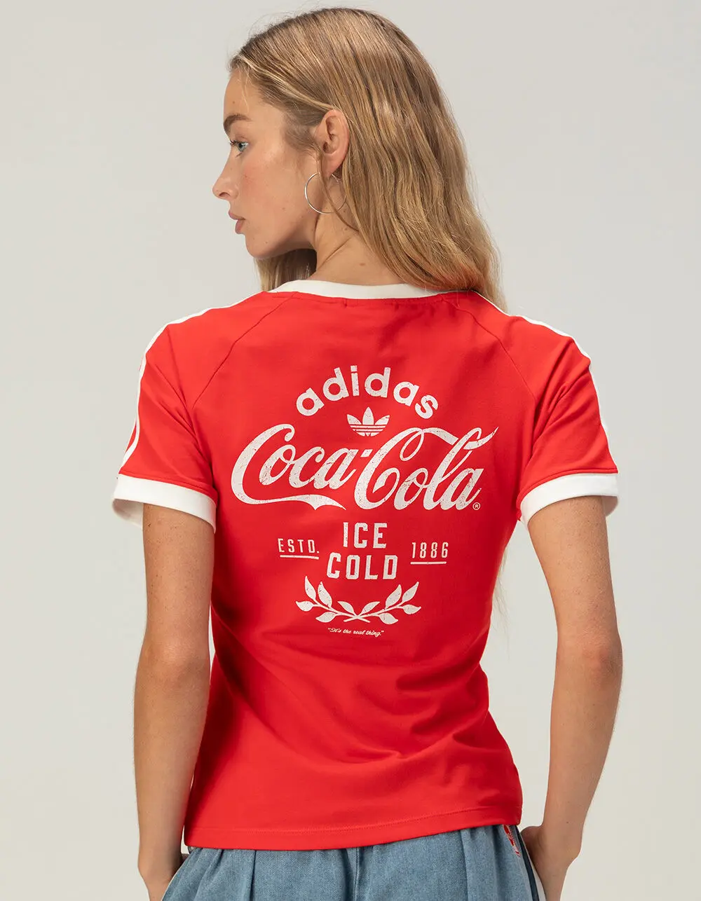 ADIDAS x Coca-Cola 3-Stripes Womens Tee