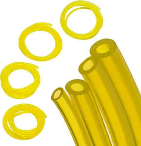 (4 Sizes) 2-Stroke  Power Tools  Line Replacement Kit.  Hose  Tube for String Trimmer Chiansaw Blower Power Tools with Small Engine, Nitro Engine. (Yellow, 4ft each)