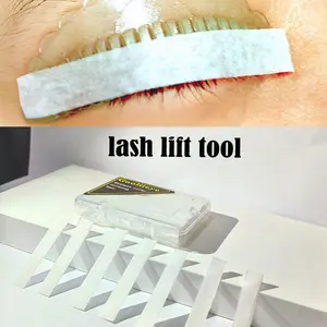 500 Sheets/lot Eyelash Curler Film Paper, Approximately 500 Pieces Keratin Lash Curling Surgery Press Sheet Roll, Curled Defined Lashes