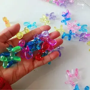 Colorful Resin Balloon Dog Figurines, Statue, 10/15/20/40/100 Set, Vibrant Acrylic Crystal Decorations, Party and Home Decoration, Indoor/outdoor Use, Funny Home Decor