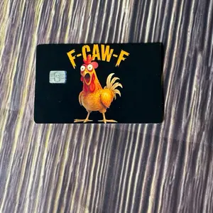 F-caw-f credit card skin sticker decal
