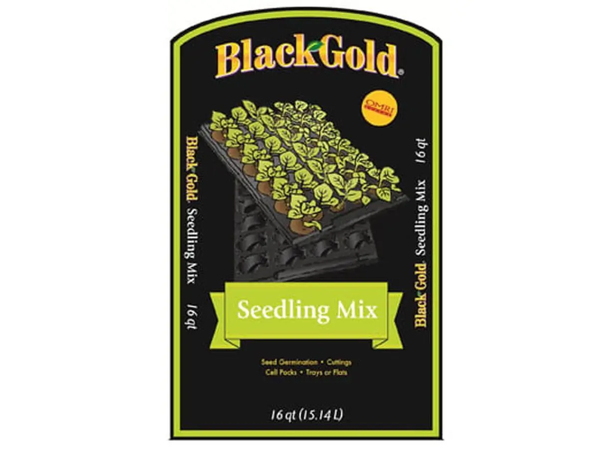 Sungro 1411002.Q16P 16 Qt Seedling Mix, Double Screened Canadian Sphagnum Peat Moss, Enriched with Silicon, High Germination, Easy Transplanting