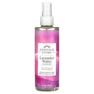 Heritage Store Lavender Water, Calming Mist, 8 fl oz (237 ml)
