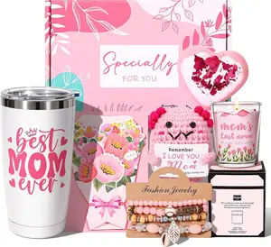 Summer Spring Gift for Mom Women Unique Birthday Mother's Day Thank You Gift for Women,Gift Basket Set for Mother, Self Care Appreciation Gift