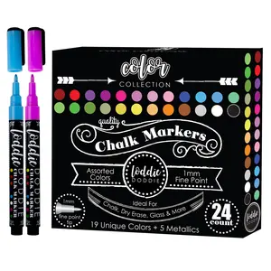 24ct Chalk Markers- Fine Point - Artists Assortment 24ct Chalk Markers- Fine Point - Artists Assortment