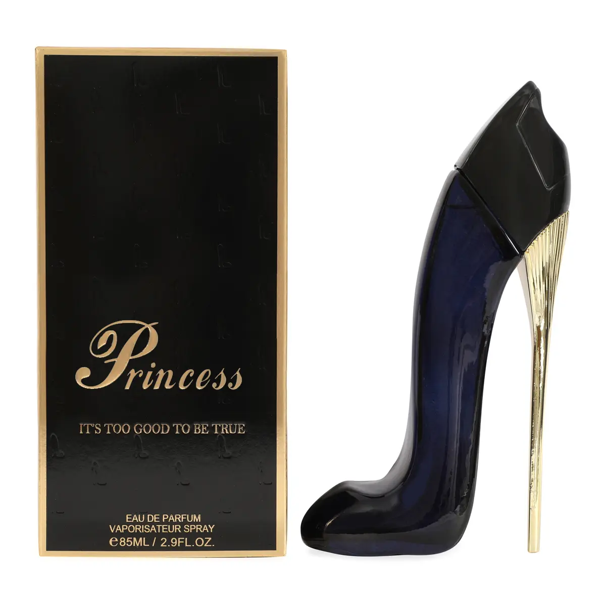 Princess High Heels Black Spray Perfume for Women Eau de Parfum 85ml – Sweet Floral Vanilla Fragrance Princess High Heels Black Spray Perfume for Women Eau de Parfum 85ml – Sweet Floral Vanilla Fragrance
