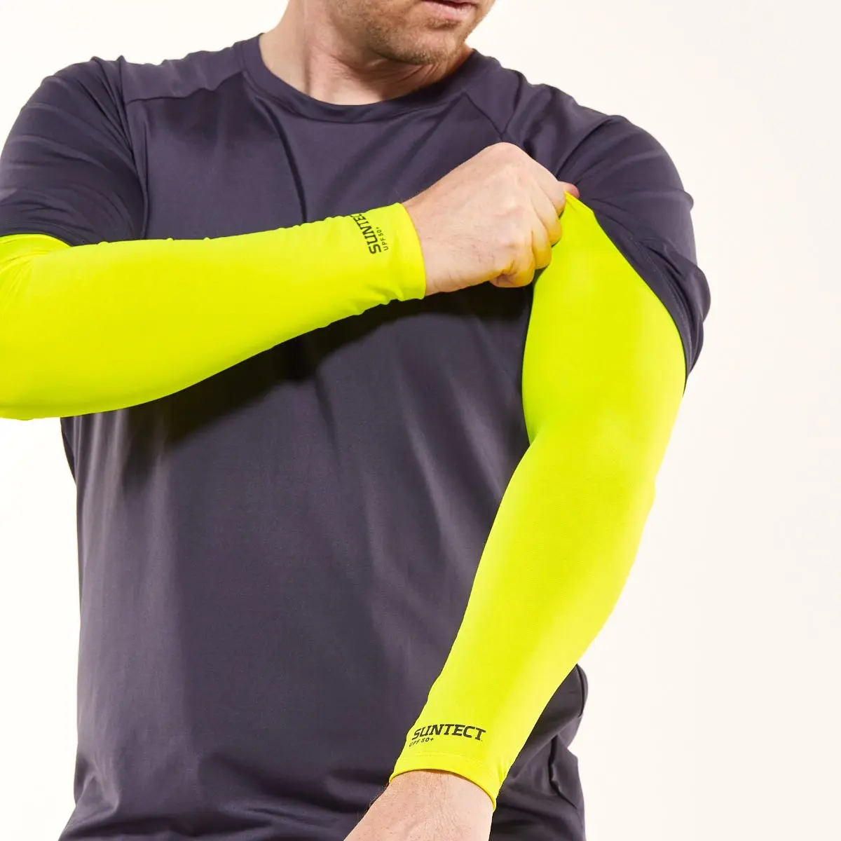 Switchback | Unisex Sun Sleeves | Safety Yellow