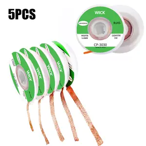 Professional Low Residue Soldering Strip, 3.0mm X 3m, Ideal for Electronic Repair, Circuit Board Desoldering, Suitable for Technicians & DIY Enthusiasts