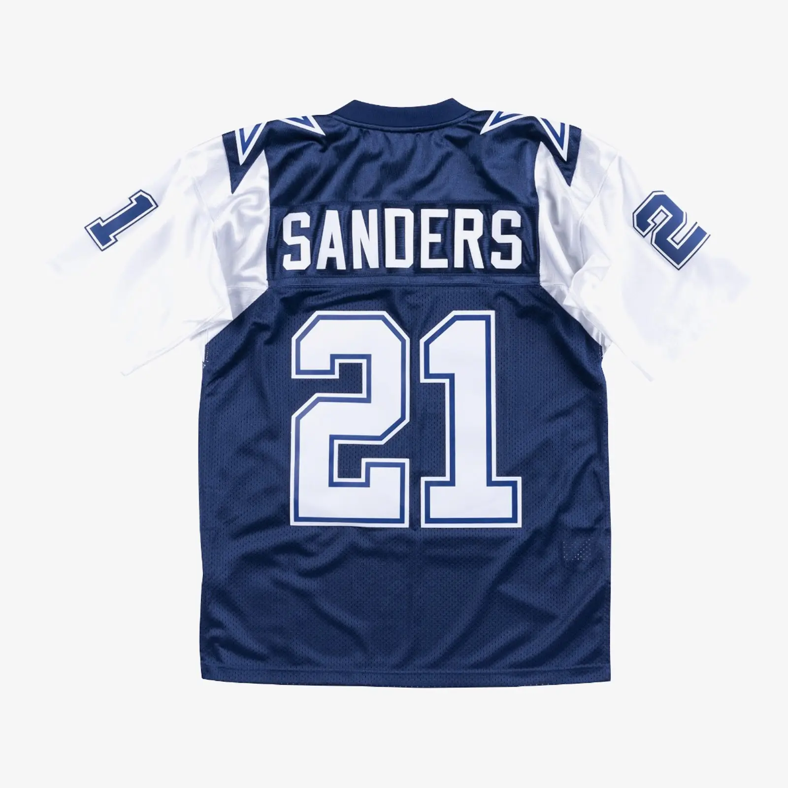 Deion Sanders Dallas Cowboys 1995 Navy Authentic Jersey - Mitchell & Ness NFL Throwback, 90s Retro Football Jersey