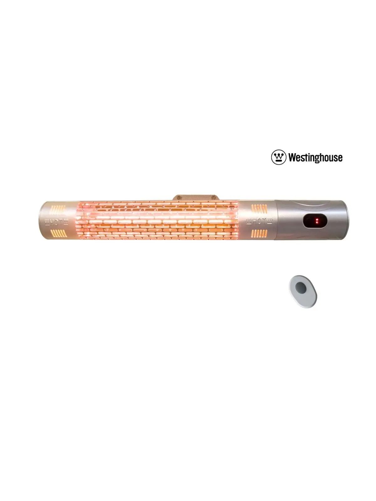 Westinghouse WES31-1592 Wall-Mounted Infrared Electric Outdoor Heater, with Remote Control, Radiant Heat Functionality