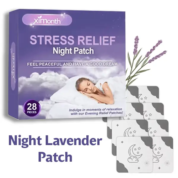 Lavender Sleep Patches for Relaxation & Stress Relief – Natural Aromatherapy Night Patches with Soothing Fragrance to Improve Sleep Quality