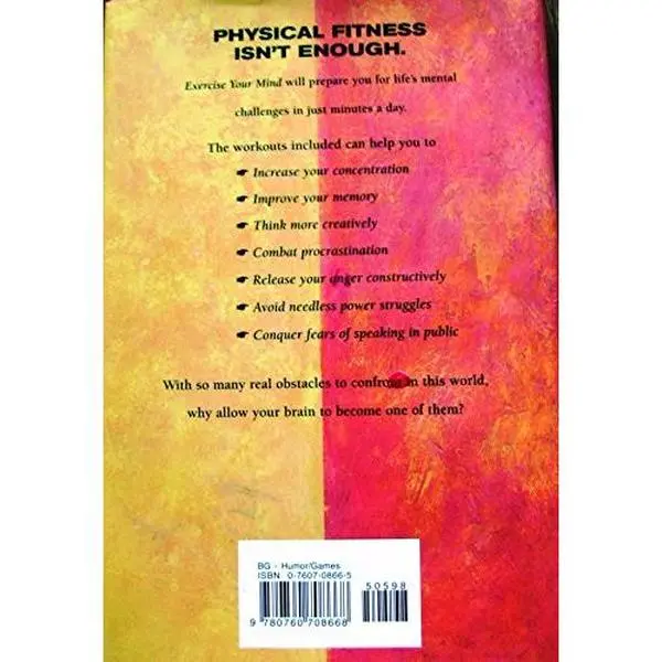 USED Book - Exercise your mind: 36 mental workouts for peak performance at work, at play, in relationships by B. Alexis Castorri (Hardcover) - english