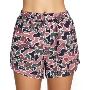 New ladies camouflage comfortable casual sports fashion high-waisted shorts