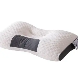 Knitted Massage Neck Pillow - Adjustable Ergonomic Orthopedic Support with High Quality