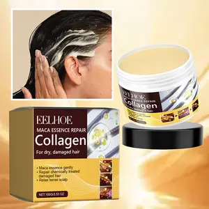 Collagen Hair Mask- [EELHOE] , Moisturizing Hair Mask, Hydrating Hair Care Mask, Hair Care Product for Dry & Damaged Hair, Moisturizing Smoothing Hair Conditioner, Nourishing Hair Care Balm,Hair Care Product for Women & Men, Fall Gift.