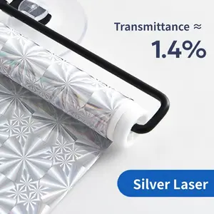 1PC Silver Automatic Retractable Blackout Roller SunShade, Cordless Sunshade Blind with Suction Cups, Easy No-Drill Installation, Light Filtering & Privacy Protection for Bedroom, Sunroom, Car, Cordless Blinds