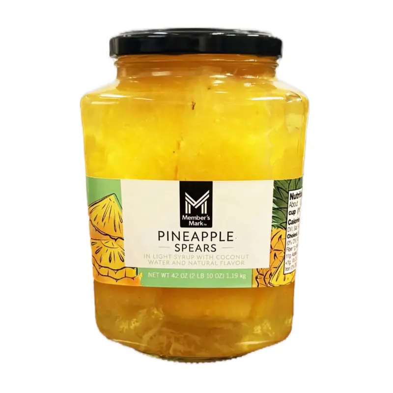 Pineapple Spears in Coconut Water, 42 oz