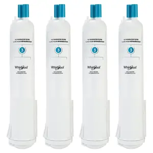 Refrigerator Ice & Water Filter 1 | EDR3RXD1 4 Pack  Filters gunk, keeps ice & water fresh. Easy to swap in—no hassle!