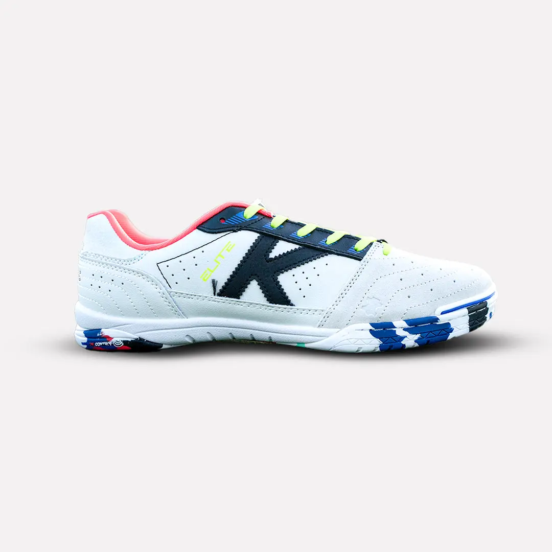 Kelme ELITE Men's Futsal Shoes – Low Sole Extra Comfortable, Hand-Stitched Empowered Soccer Shoes, Flashy & Dynamic Style, Molds to Feet for Superior Performance on Futsal Courts (Sizes 4.5 US - 12)