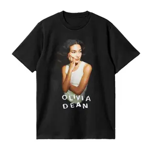 Olivia Dean Portrait Tee – Soft Cotton Unisex Fan Shirt