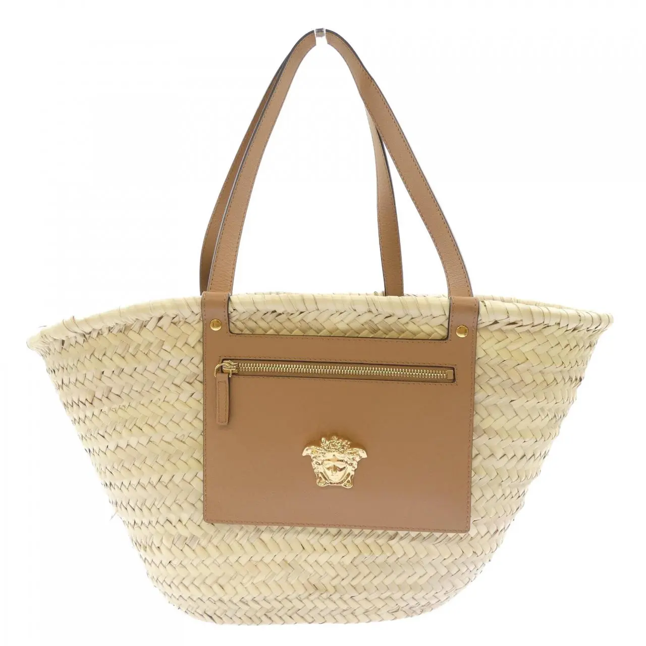 Pre-owned VERSACE Others Tote Bags Leather Bag