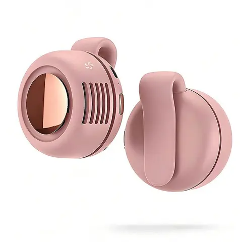 Portable Silent Mini Bladeless Electric Fan,Adjustable 3-speed Suspended Waist Fans,Phone Cooling Fan,Personal Fan,Rotating BodyFan Suitable for Outdoor Travel,fathersdaygift,rechargeable personal fan,handheld turbo fan,Perfect Gift, Fan Portable, Mini Po
