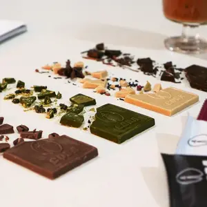 COBA 5-Pack Chocolate Bars - Espresso, Matcha, Hojicha, Chai (Travel Friendly, Snack Dessert)