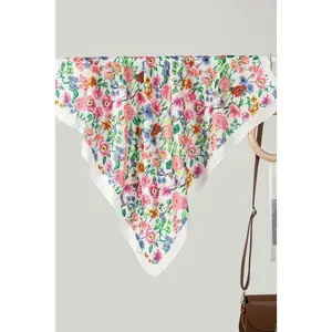 floral bandana scarf